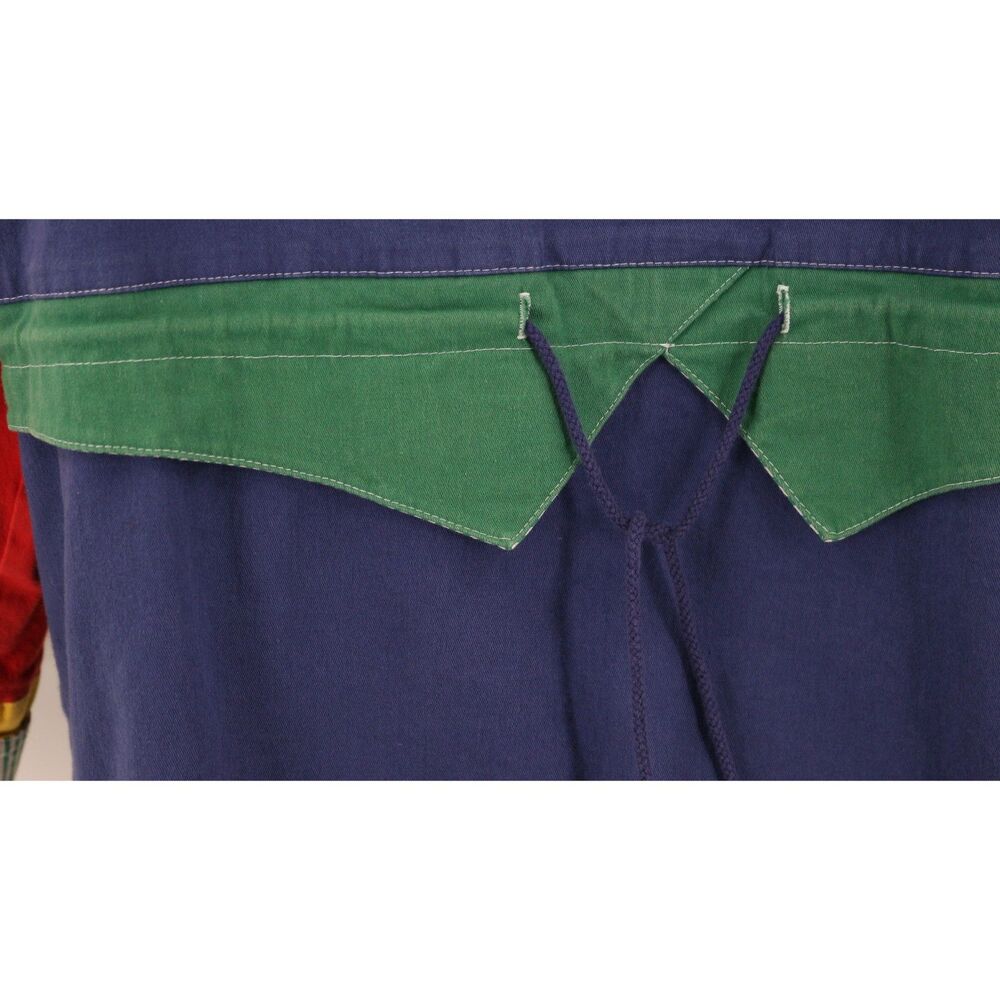 Vintage 90s Howard Wolf Colorful Color Block Utility Jacket Size 8 - Picture 7 of 10